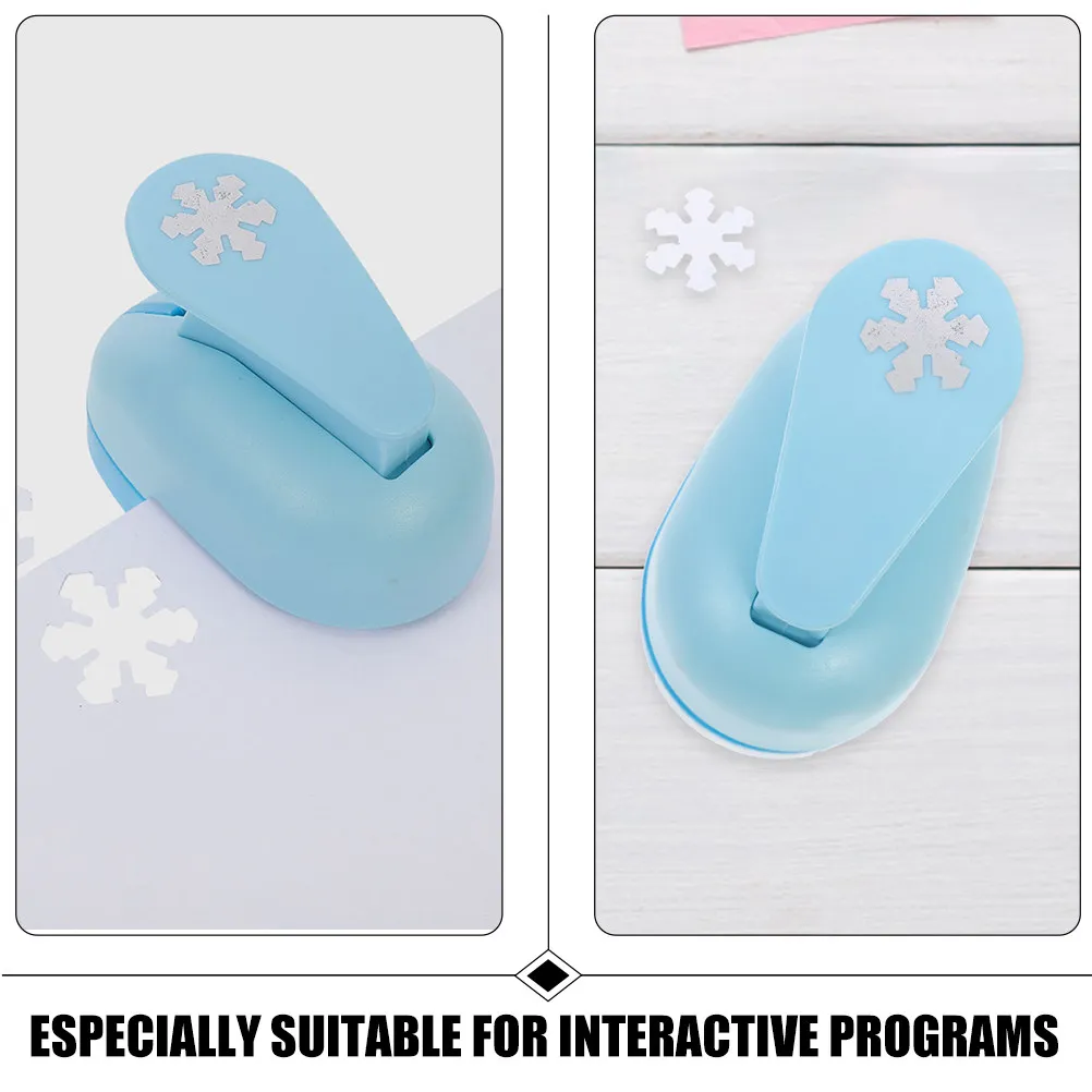 2Pcs DIY 공예용 플라스틱 핸드헬드 종이 펀치, 스크랩북, 인사말 카드, 봉투, 기념품 책, 선물 태그, 구멍 뚫는 도구