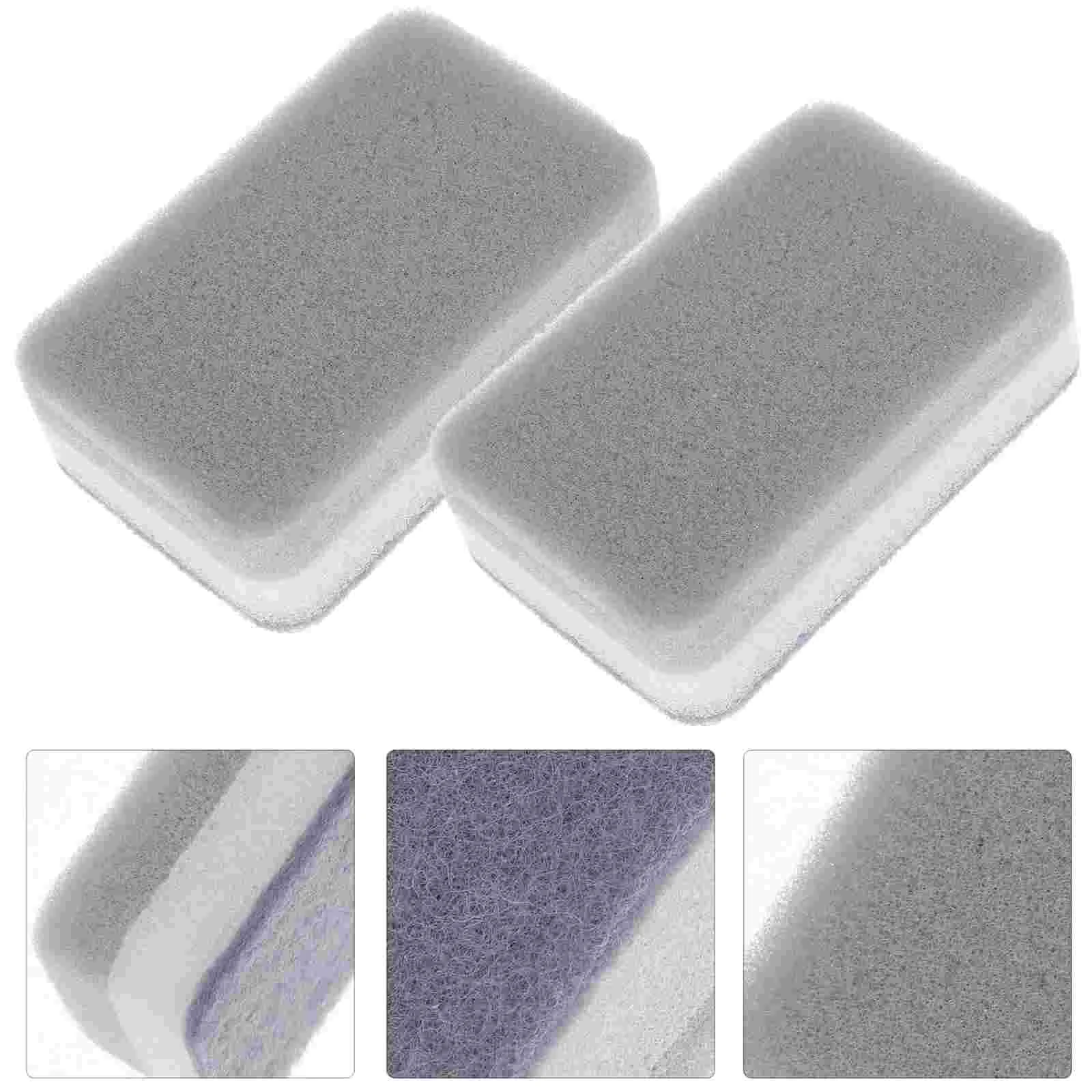 

10 Pcs Three-Layer Scouring Spong Cleaning Scrubber Bowl Wipes Brush Coffee Mug Set Decontamination Household Dish Washing