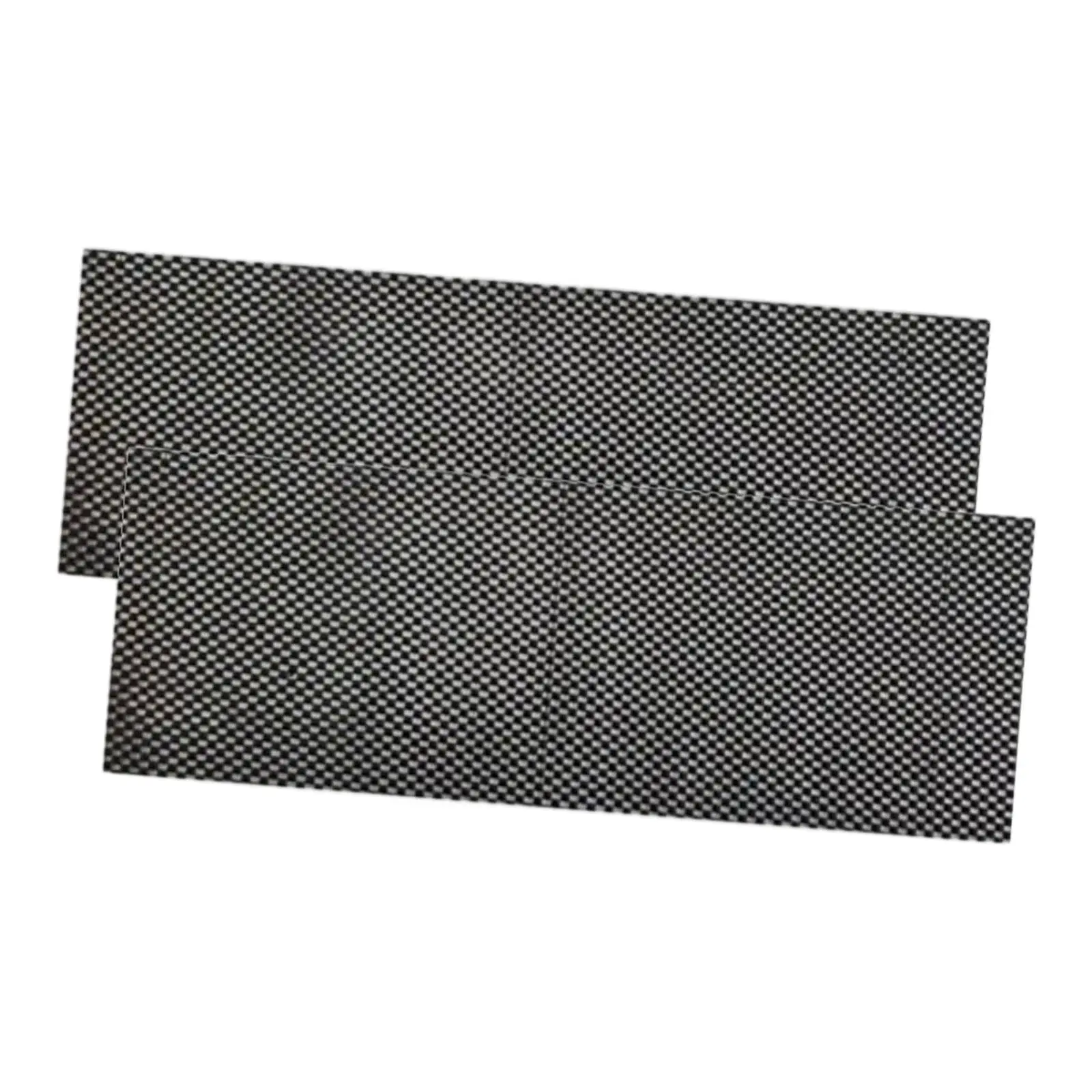 2 Pieces Pilates Nonslip Mat 25cmx60cm Multifunctional Gripper Mat Anti Skid for