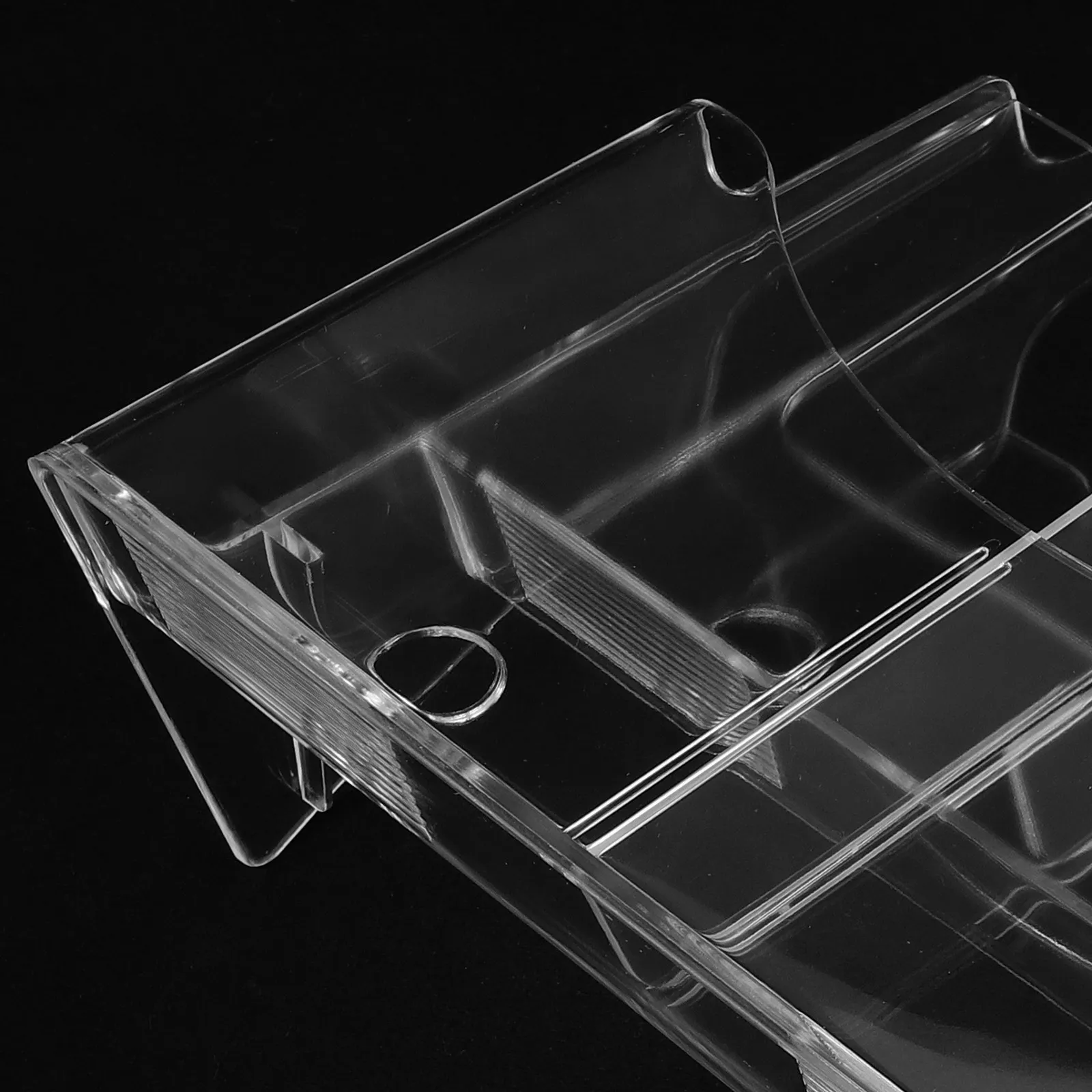 다층형 A4 투명 아크릴 데스크탑 파일 스탠드 사무용 서류 정리함 잡지 홀더 수직 파일 폴더 보관함