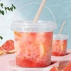 150ML-1500ML BPA-Free Empty Plastic Bucket With Lid Airtight PP Jars Clear Container For Bulk Food Storage 3