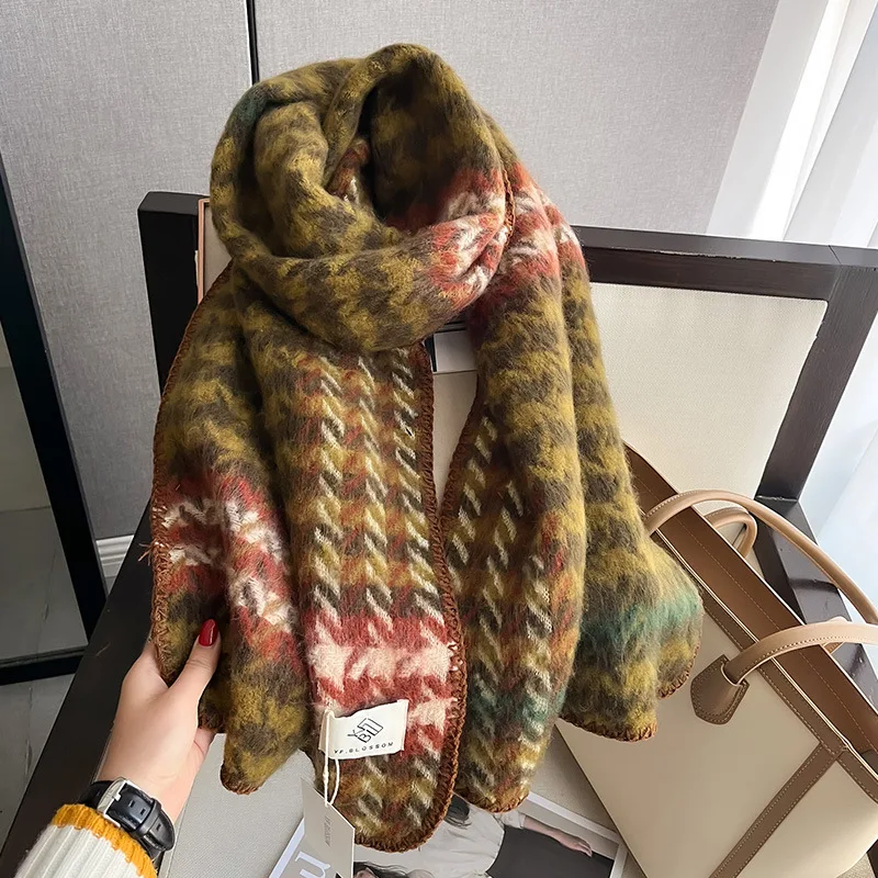 Рисунок 2 - Зимний толстый имитационный кашемировый шарф arfoubo