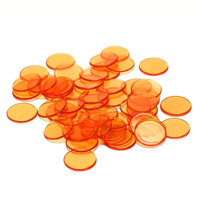 Bingo Wand and 100 Bingo Chips Orange
