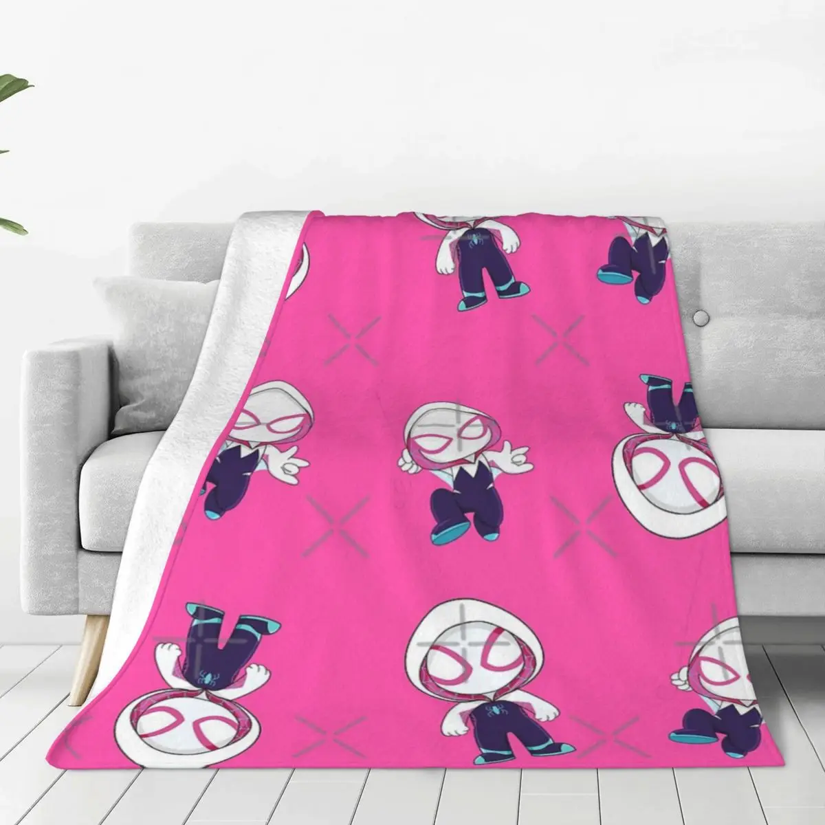 Set Di Little Spider Ghost Wen Baby Spidey Girl Grl Pwr Cartoon Ghost Spider Coperta Copriletto Sul Letto Copriletto Trapuntato Per