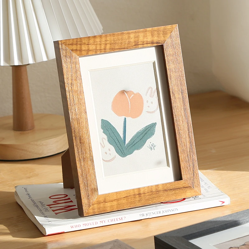 Minimalist Wooden Photo Frame Family Children Small Picture Frame