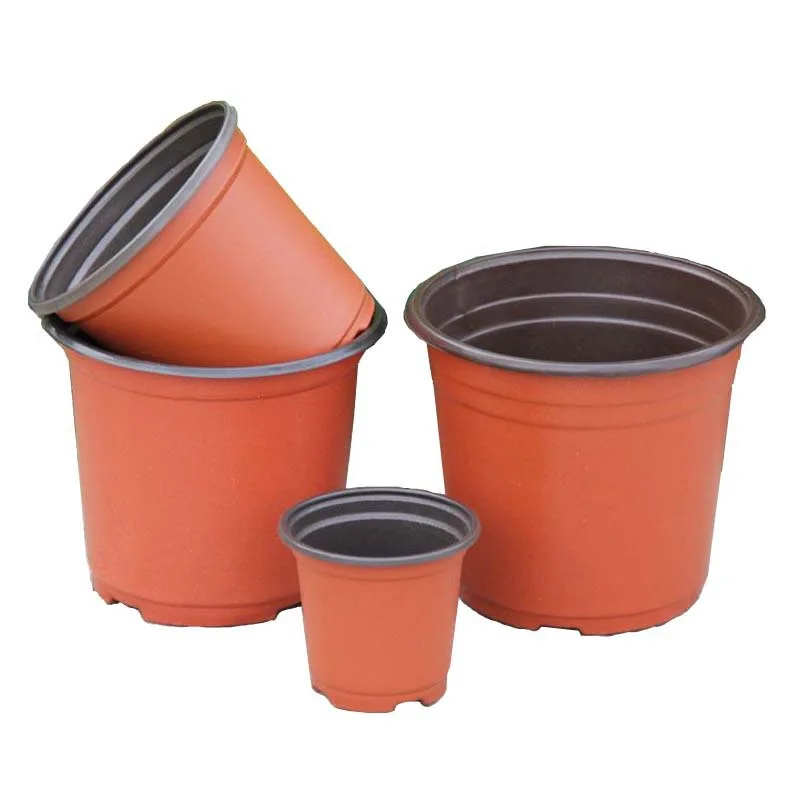 Plant Pot 100PCS Plant Nursery Pot Seed Starting Pot Plastic Flower Plant Container Succulents Seedlings Cuttings Transplant 9/12/15cm