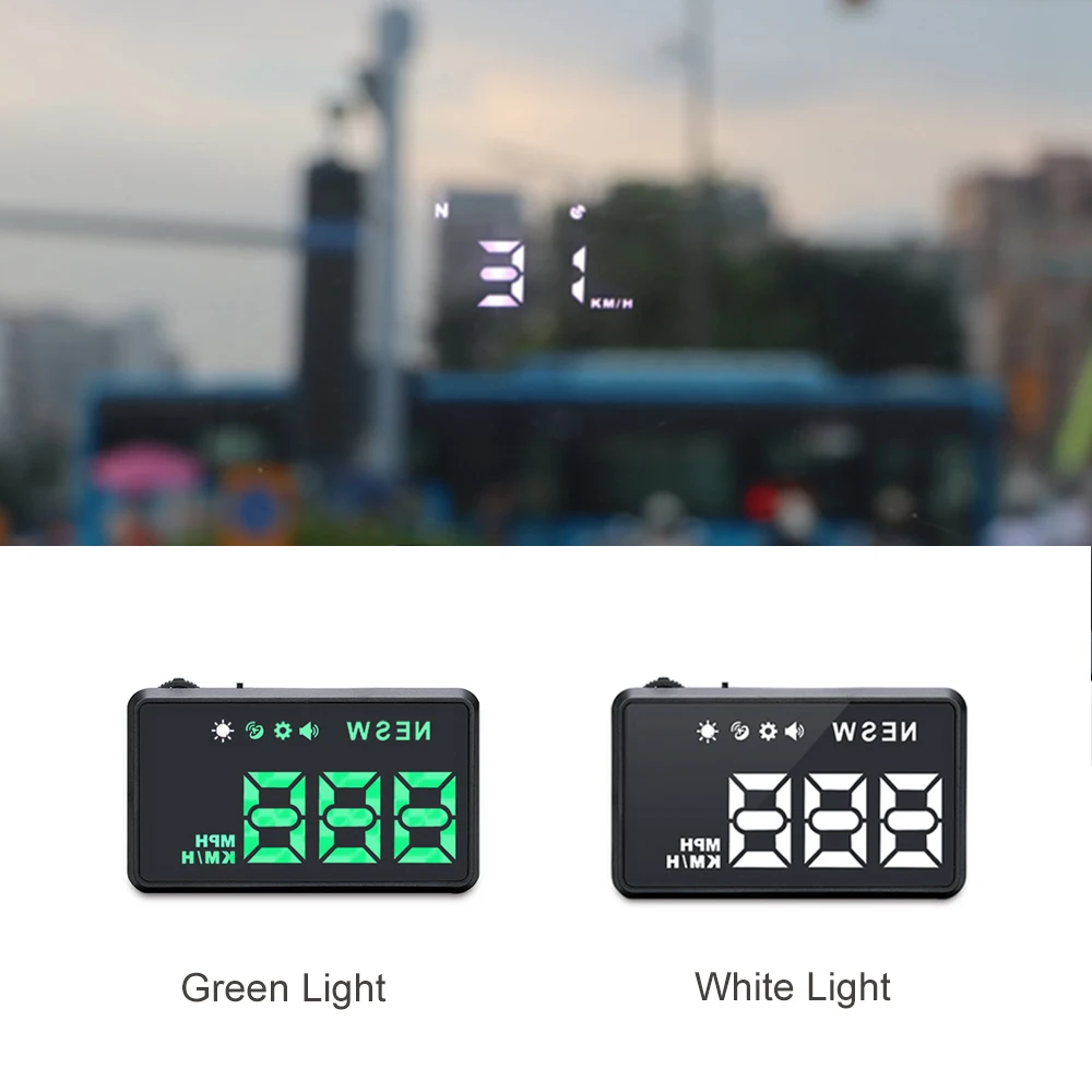 Head Up Display KWHUD Car HUD GPS Universal Digital Speedometer Windshield Projector For All Cars
