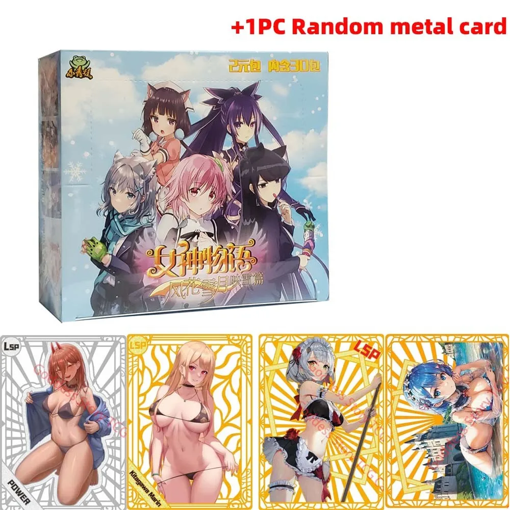 Atacado Deusa História Coleção Cartões Booster Caixas Bikini Ns Packs Sexy  Tcg Menina Anime Pr Jogando
