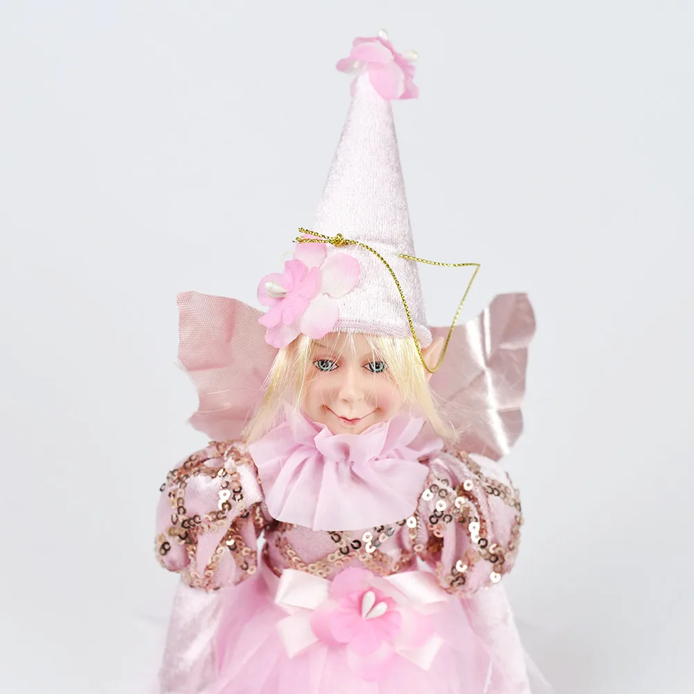1 PSC Girl Fairy Christmas Tree Decoration Elf Home Decoration