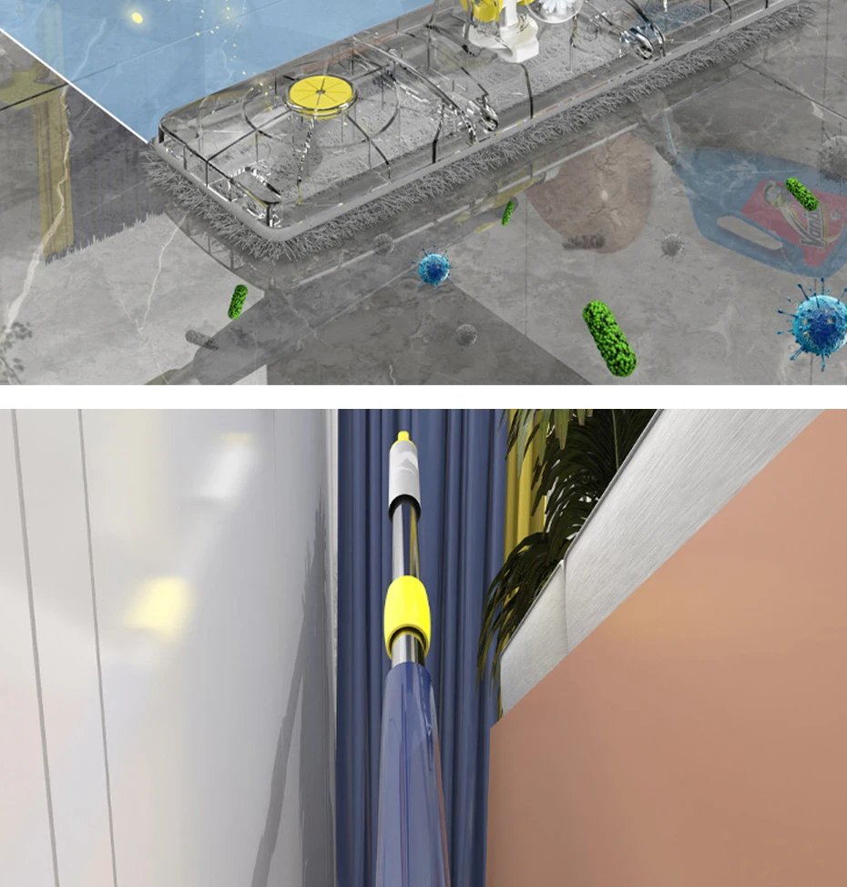 Vadrouille Plate en Microfibre