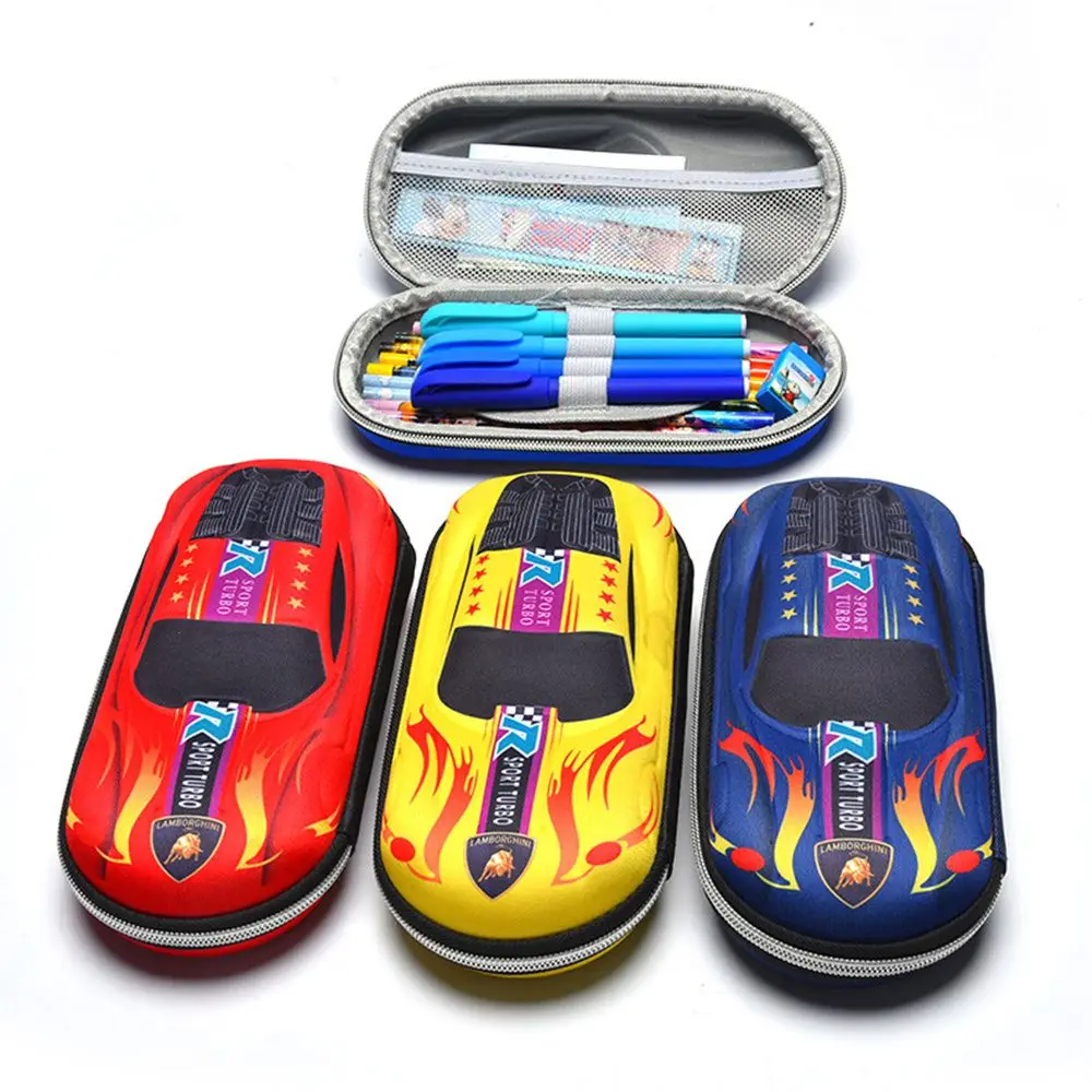 School Supplies Boy Gifts for Boys Racing Car Pen Bag Waterproof Pen Case Car Pencil Box 3D Pencil Case Stationery Box