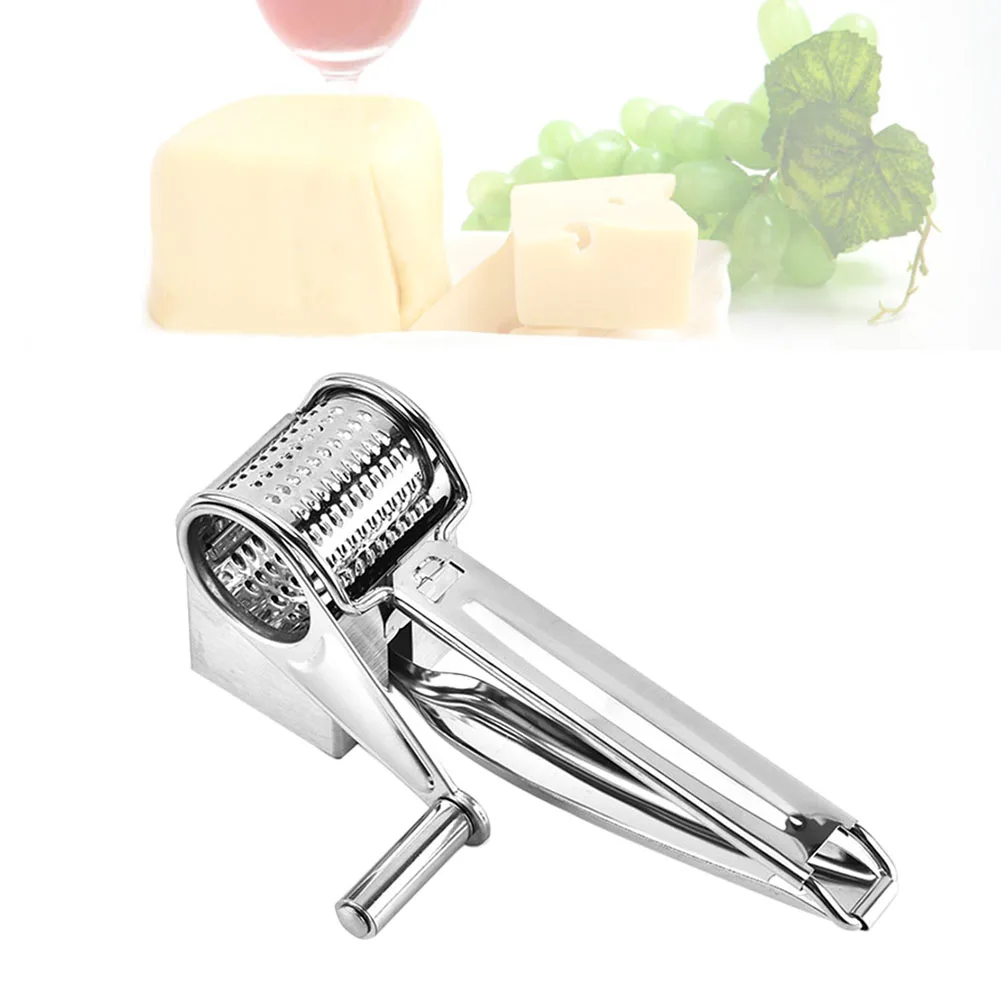 Rotary Whirling Cheese Grater Vegetable Ginger Chocolate Cutter Slicer Shredder