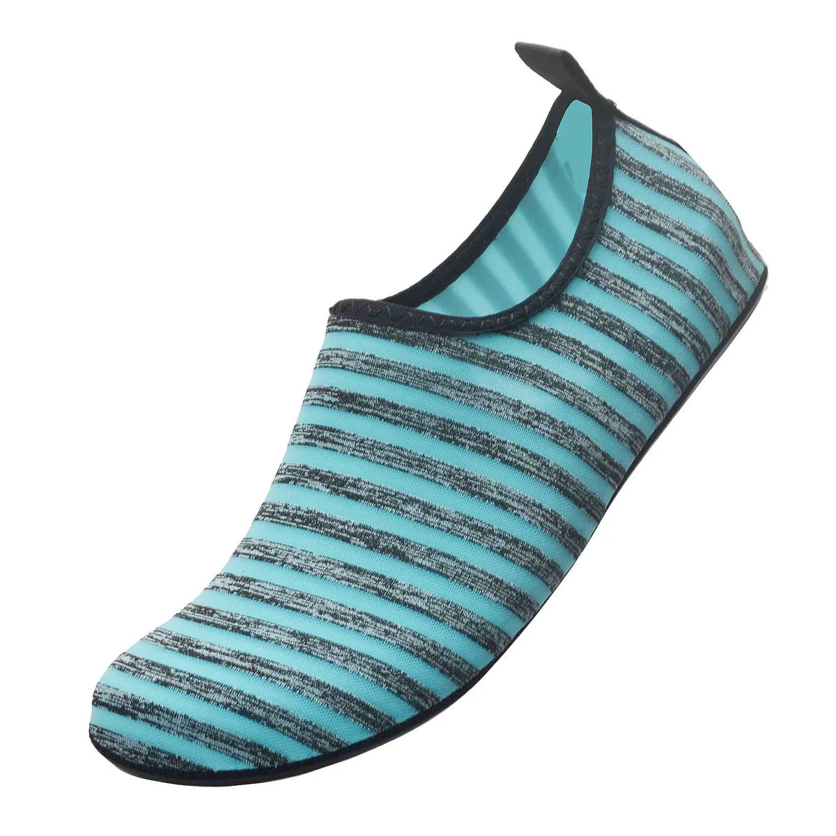 Water Shoes Women's Men's Lovers Barefoot Outdoor Wading Swimming Diving Snorkeling Beach Yoga Bathing Slip on Boot Stripe Print