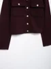 Willshela Women Fashion With Pockets Solid Single Breasted Jackets Vintage O-Neck Long Sleeves Female Chic Lady Outfits 6