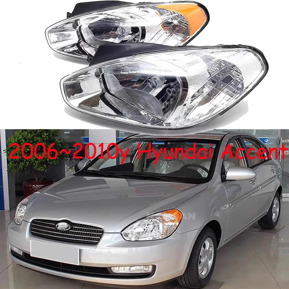 

Автомобильные аксессуары, 1 шт., яркая фара Hyundai Accent 2006 ~, дневная фотолампа Hyundai accent, противотуманная фара