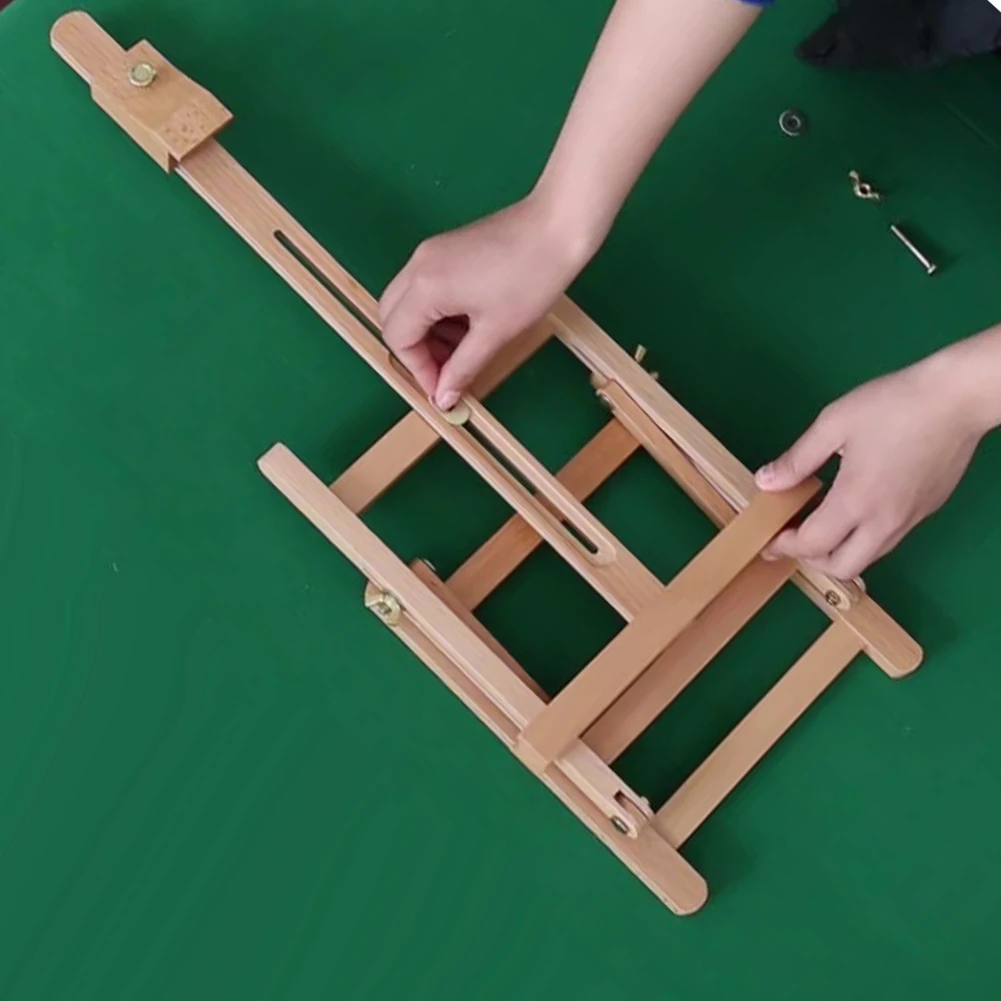 Tabletop Wooden Easel Desktop Painting Stand Portable Table Easel for Artist Beginners & Teens