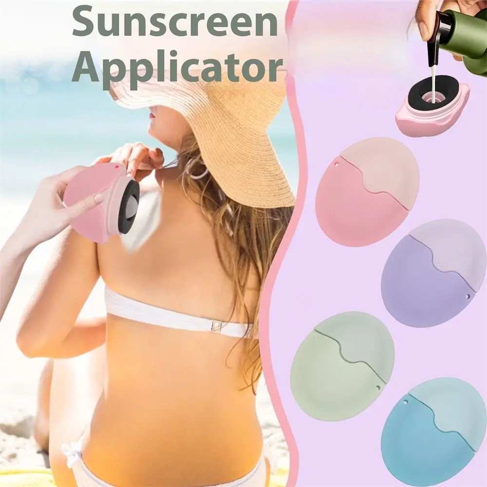 Silicone Sunscreen Lotion Applicator Refillable Bottle