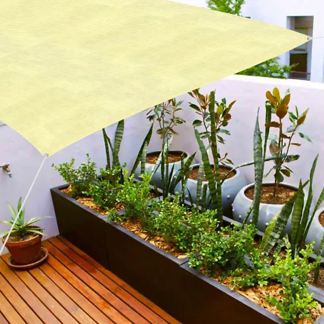 9 X 11In Sun Shade Sail 95 Uv -Blokkoló Canovas Covers Téglalap Nettó Árnyalatú Ruhához A Carport Teraszos Háztáji Gyep Kültéri - Image 2