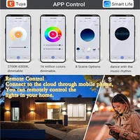 Tuya Outdoor LED Wall Lamp Smart Life APP Control Adjustable Angle RGBCCT Wall Lights,Work with Alexa Google Home - Image 4