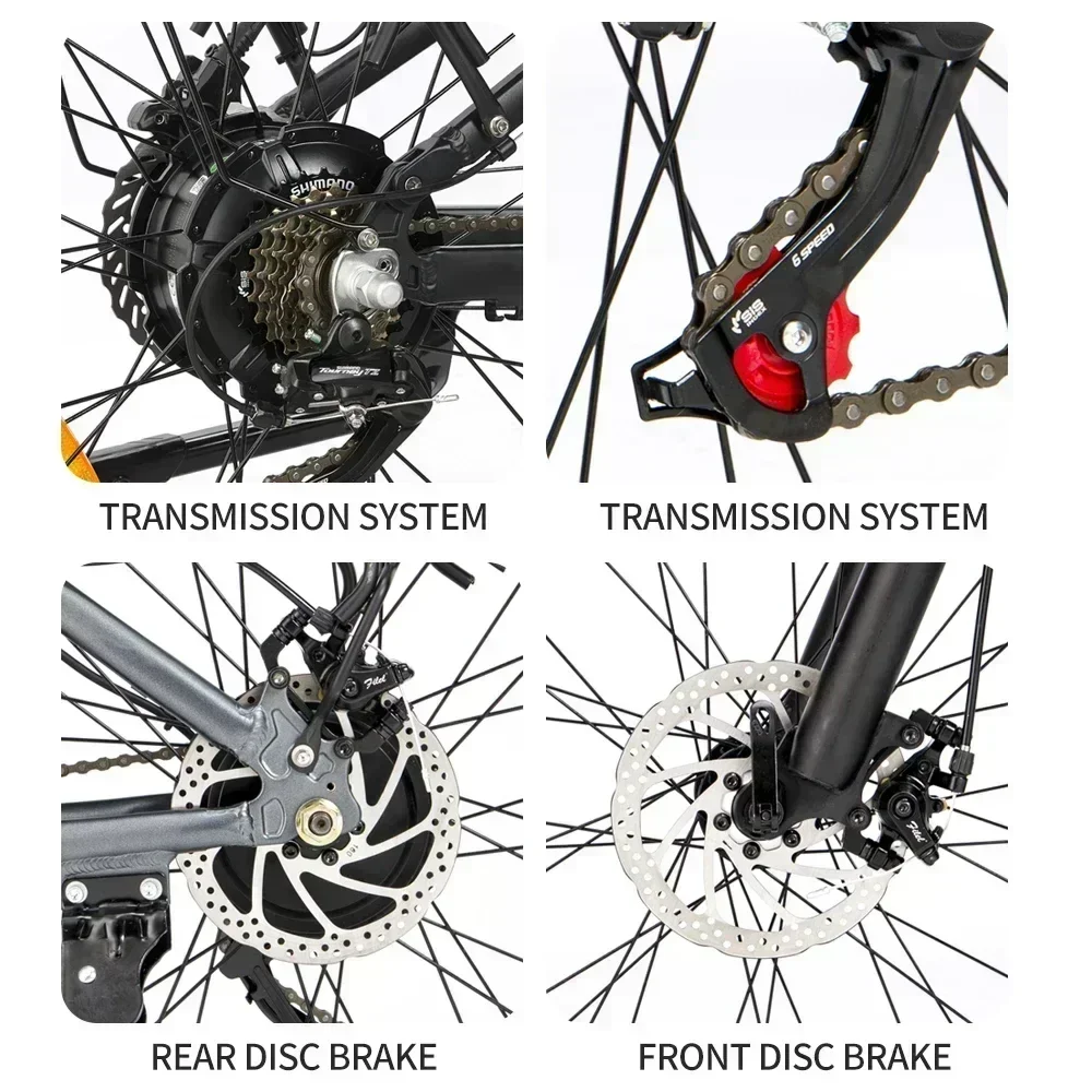 Electric Bike 1000W Motor 48V14AH 26*4.0 Inch Fat Tire E26 All-terrain Bike Off-road Battery E Disc Brake Electric Bicycle