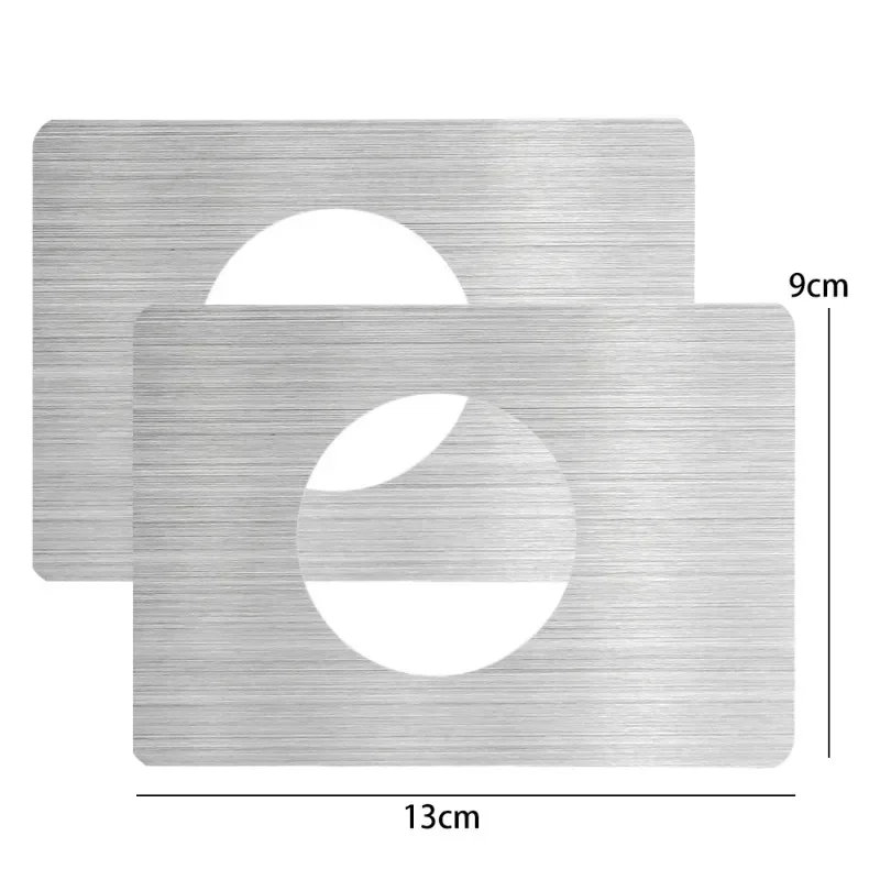 2/10PCS Deadbolt Cover Stainless Steel Ball Lock Patches Door Reinforcement Plate Covers Patch Fixing Brackets Kits Repair Tools door lock locksmith tools