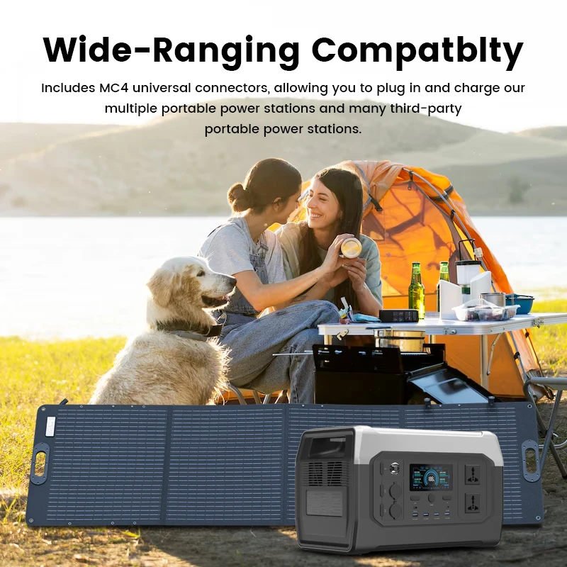 1024Wh LifePo4 Batteries 1800W Portable Power Station With 200W Solar Panel Solar Power Set Large Capacity Battery For Camping 4