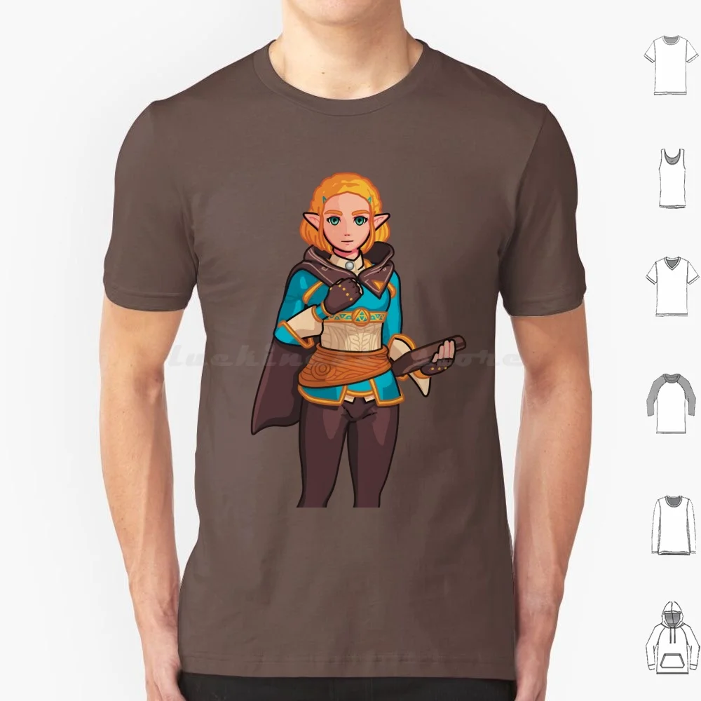 Maglietta Principessa 6Xl Cotton Cool Tee Shiekah Sceickah Monk Legend Of Loz Breath Of The Wild Link Skyward Sword Breath Of The