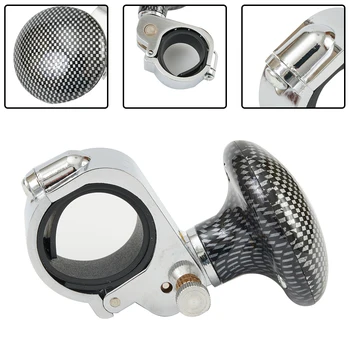 Manopola a sfera del ripetitore del volante ruota universale Booster per Auto Clip in ferro maniglia di alimentazione dello sterzo ricambi Auto in lega
