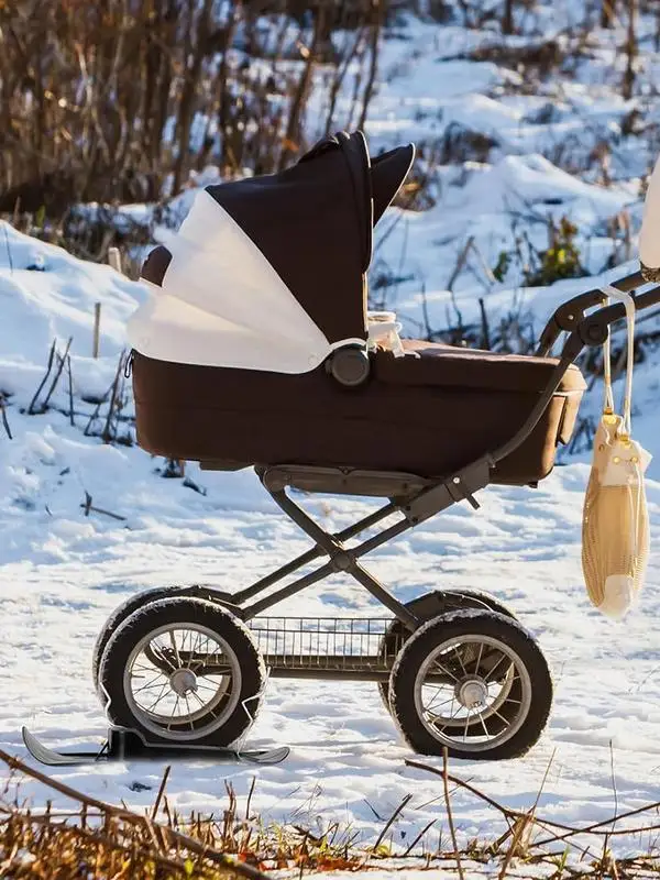 Kids Scooter Snow Sledge Cycling Snowboard Ski Kit Lightweight Snow Sledge Board Set For Scooter For Snowfields Baby Strollers