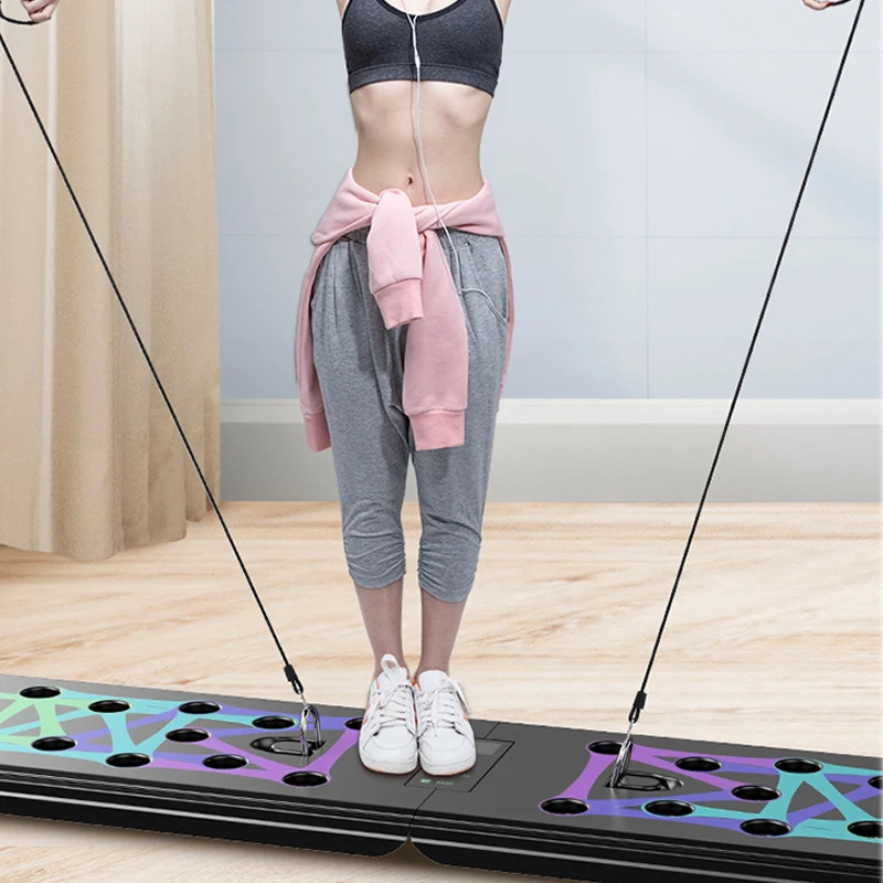 Counting Folding Push Up Board Multifunctional Exercise Table Abdominal Muscle Enhancement Gym Sports Portable Fitness Equipment