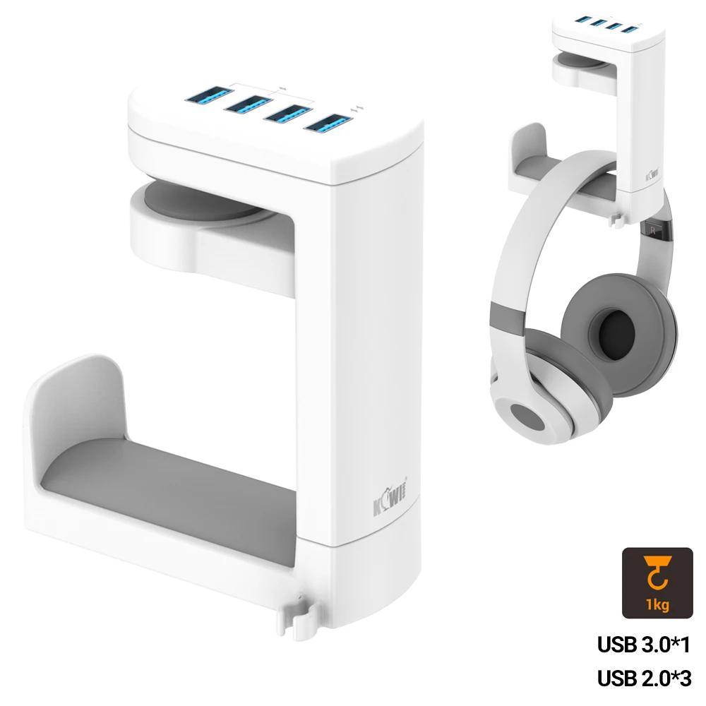 ChungsphongBTK Soporte para vasos antiderrames para debajo del escritorio,  colgador de auriculares, soporte de gancho para