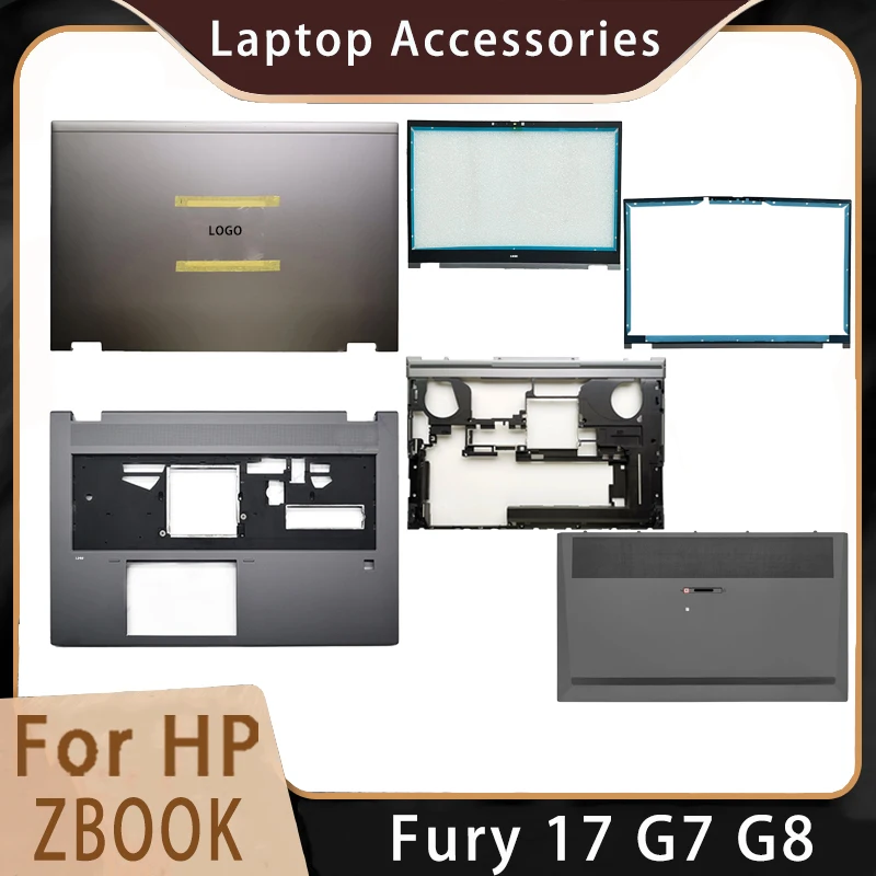 

New For HP Zbook Fury 17 G7 G8 ;Replacemen Laptop Accessories Lcd Back Cover/Front Bezel/Palmrest/Bottom With LOGO