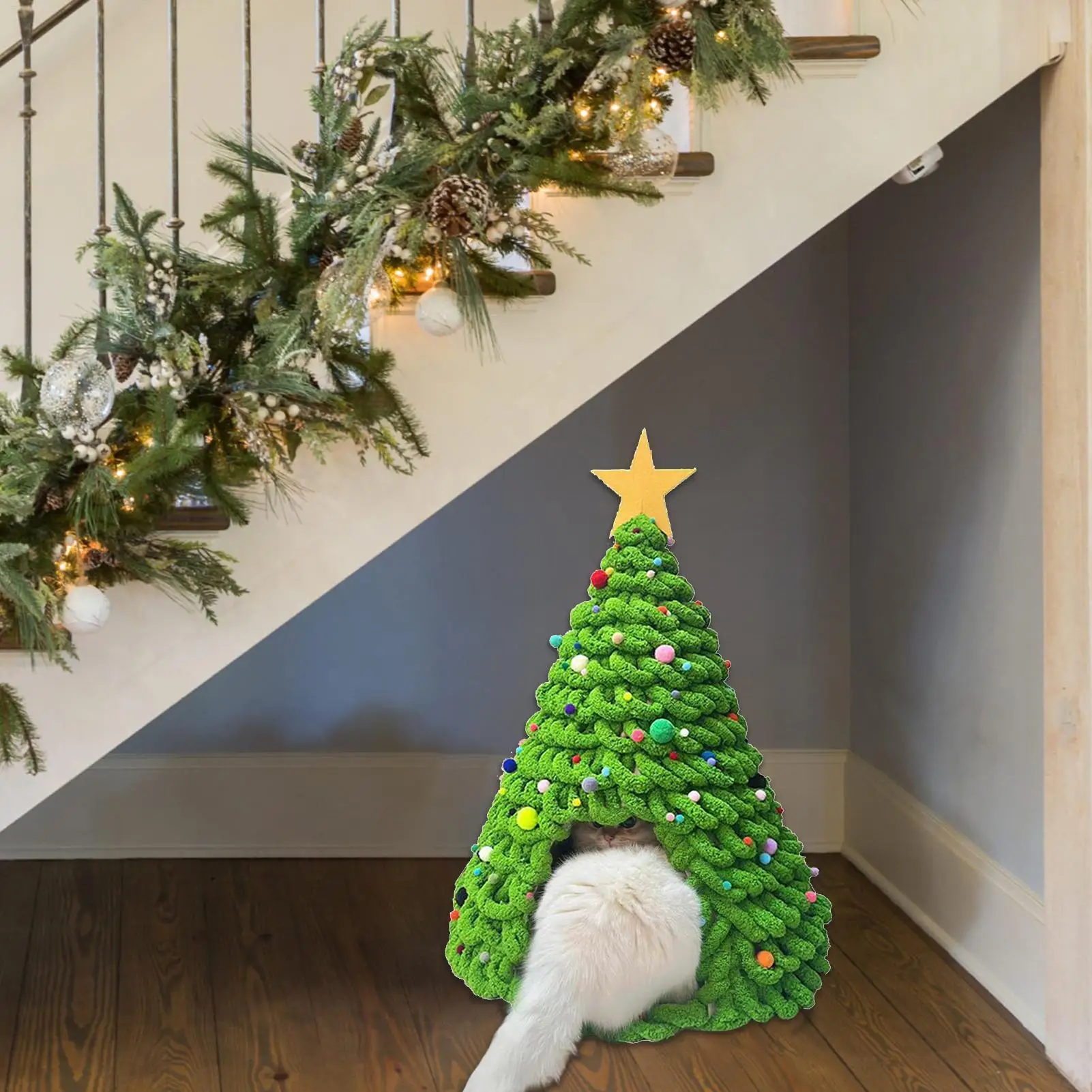 Christmas Tree Cat House Kit image 9