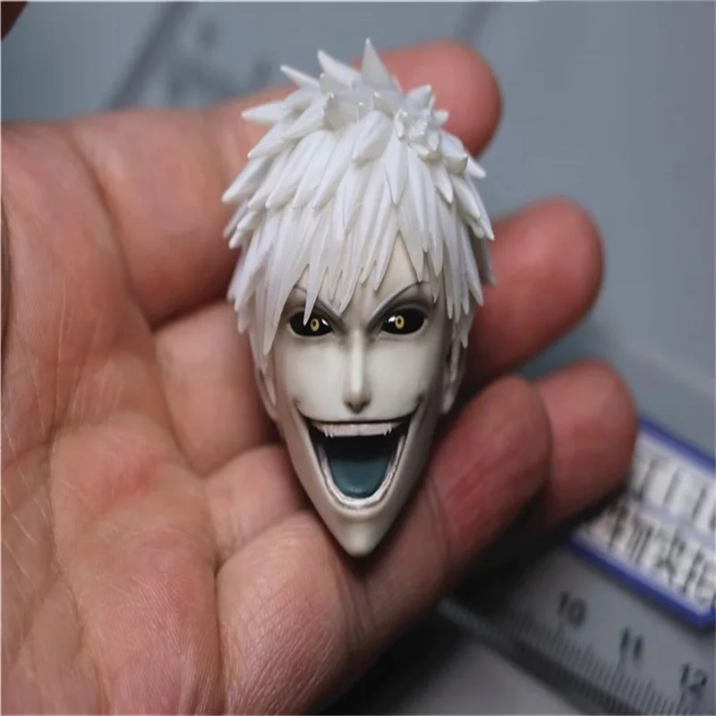

1/6 Male Soldier White Lord Void White Ichigo Head Carving Model Accessories Toy Fit 12'' Action Figure Body In Stock