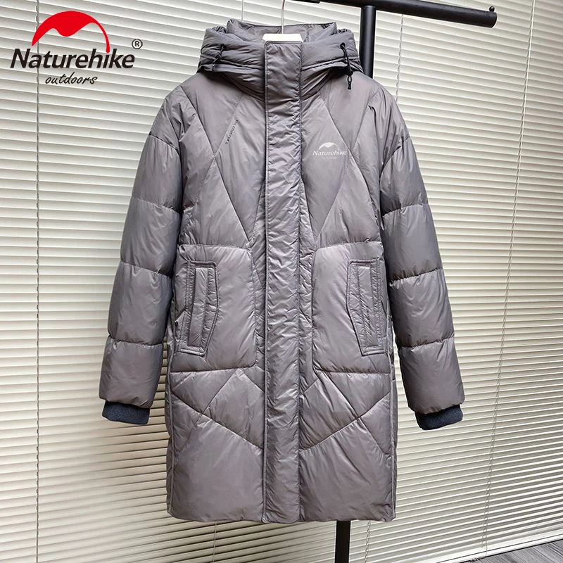 Naturehike Extended Version Jacket 800FP Ultra Dry duck's down Jacket Man Outdoor Camping Coat
