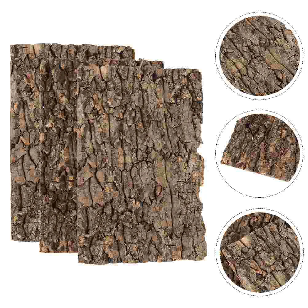 

Habitat Turtle Reptile Platform Reptile Tank Tree Bark Cork Bark Terrarium Tree Bark for Decor Tank Reptile