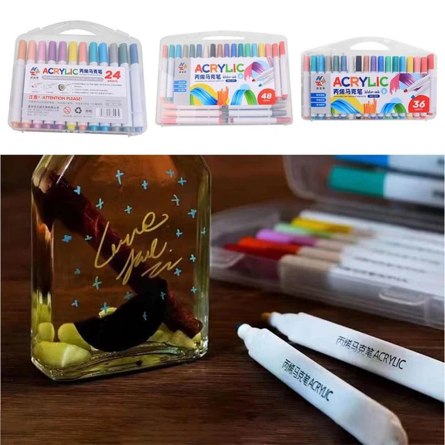 Marker Set Colored Drawing Pens For Kids Waterproof Bright