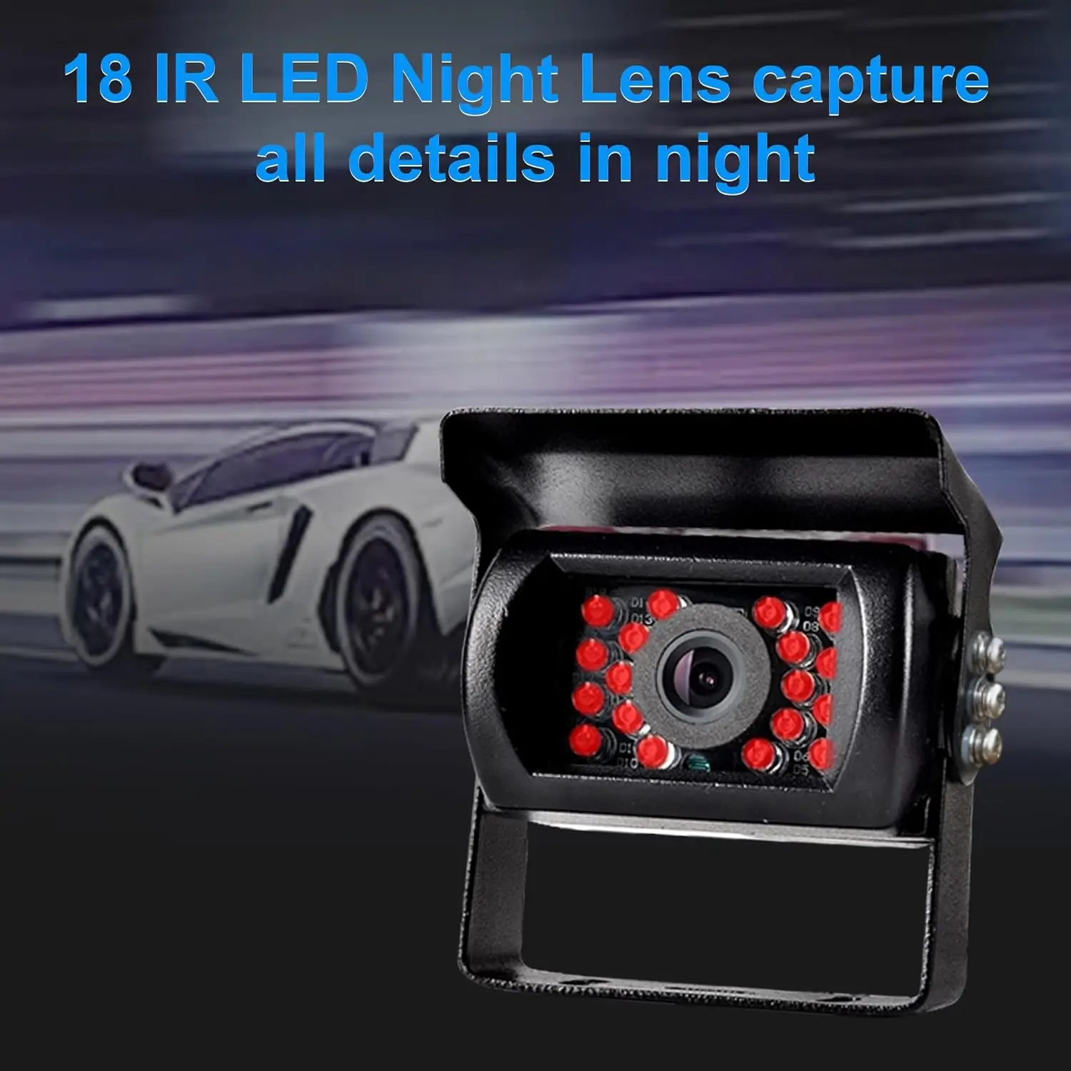 Rearview Camera Kit with Monitor, Truck Reversing Camera, Car Rearview Camera wi