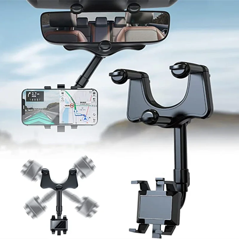 Soporte De Tel fono Para Coche Accesorio Giratorio Y Retr ctil De 360 soporte-de-tel-fono-para-coche-accesorio-giratorio-y-retr-ctil-de-360