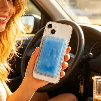 Adesivo di raffreddamento per telefono PCM a cambiamento di fase, pad posteriore a raffreddamento rapido, tappetino anti-calore per giochi su cellulare, riduzione del calore estivo.