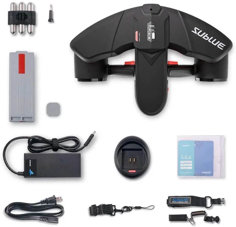 SUBLUE Navbow Underwater Thruster, Electric Underwater Scooter for Snorkeling in the Water Handheld Diving Equipment