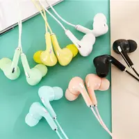High Definition Wired Earphone 3.5mm In-Ear Control Portable Sport Wired Headset With Mic Wired Headphones For Mobile Phones 2
