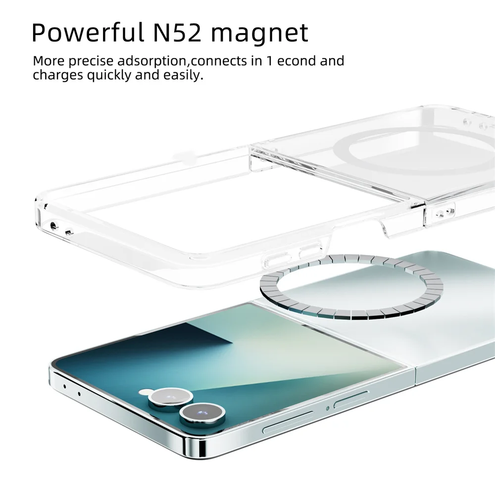 Magsafe Transparent Armour Magnetic Wireless Charging Protective Case