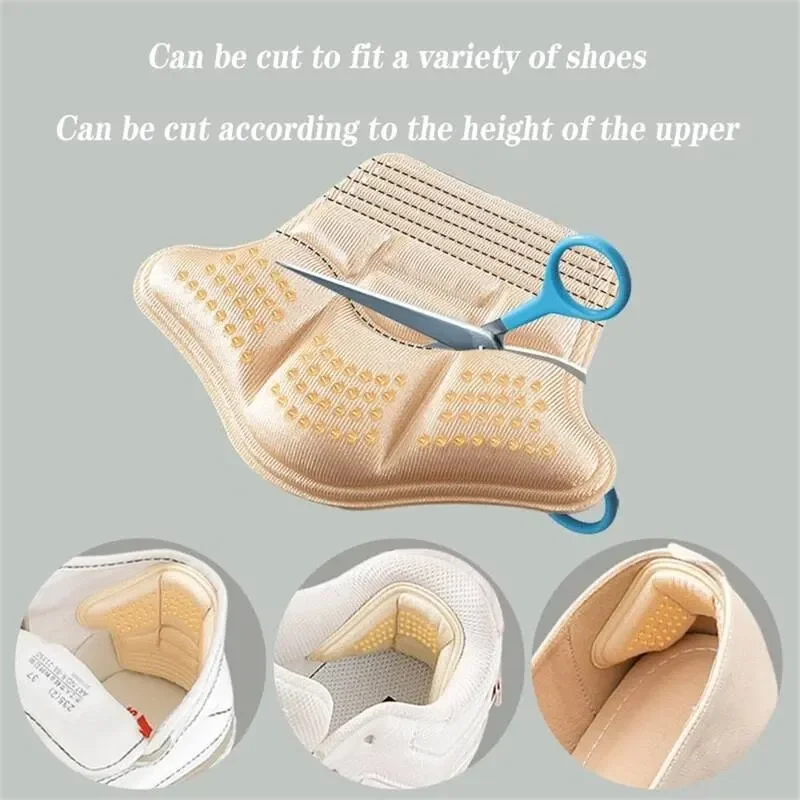 Adjustable Heel Pad Insole, Sports Shoes Heel Patch, Anti-wear Foot Protection Shoes Patch, Non-slip and Comfortable.