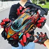 WLtoys F1 Drift RC Car With Led Lights Music 2.4G Glove Gesture Radio Remote Control Spray Stunt Car 4WD Electric Children Toys 1