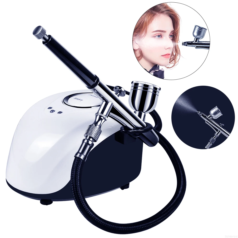 Airbrush Nail With Compressor Portable Air Brush Nails Compressor For Nail Art Paint Painting Crafts Airbrush Kit