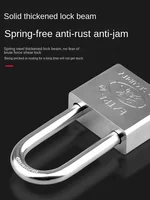 Навесной замок, объемная противоугонная дверь, бытовой дверной замок, дверь общежития, замок для студенческого шкафа, водонепроницаемый, антикоррозийный, анти-подлесной, уличный замок — изображение 6