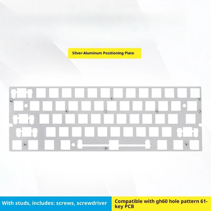 Wooting 60% 레이아웃 FR4 포지셔닝 플레이트 호환 GH60 Mad60 Win60 맞춤형 DIY 자기 축 키보드 액세서리 PC 게이머 선물