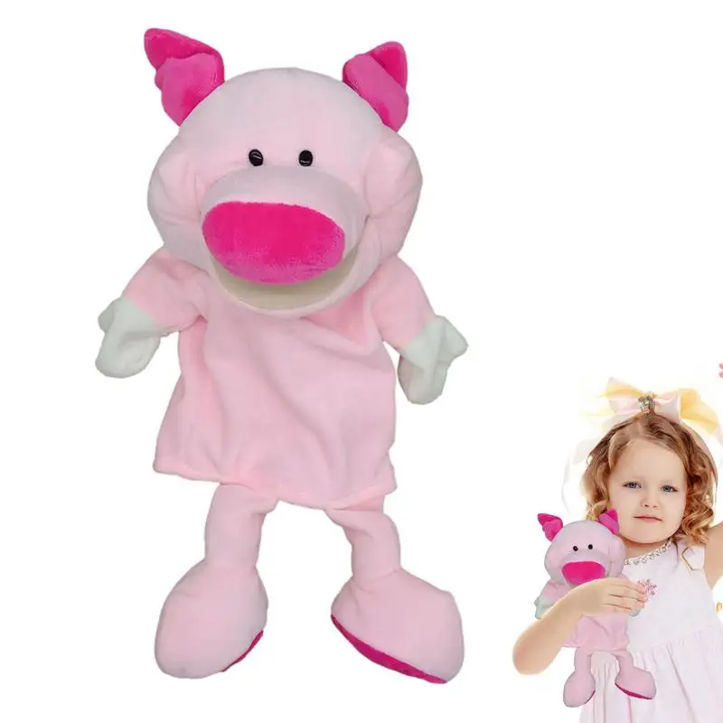

Hand Puppets Hand Puppets With Movable Mouth Plush Animal Toy Stuffed Animal Puppet 35cm Full Body Educational Puppet Cute