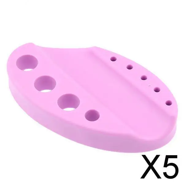 

5X Silicone Pigment Pen Holder Permanent Makeup Cup Cap Stand